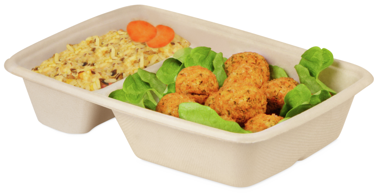 Barquette en bagasse