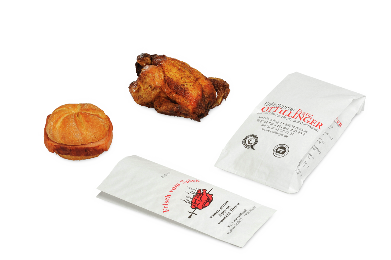 Vous pouvez également faire imprimer les sachets avec votre logo/design