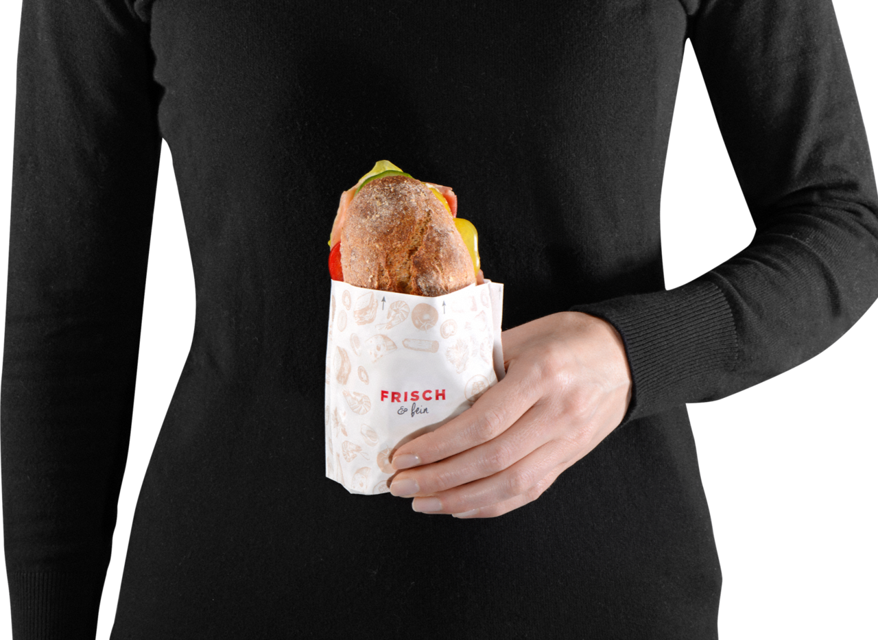 Le client peut consommer le sandwich directement de l’emballage