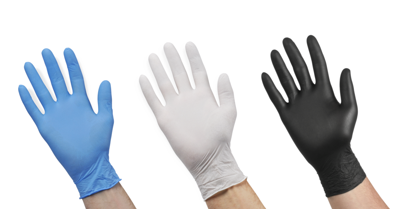 Gants en nitrile sans poudre
