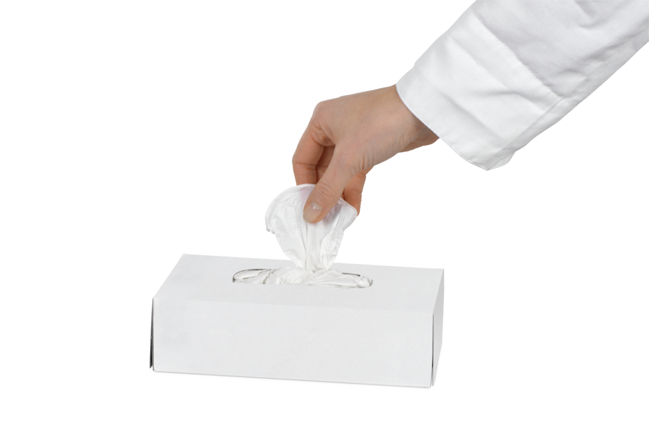 dans une boîte distributrice pratique