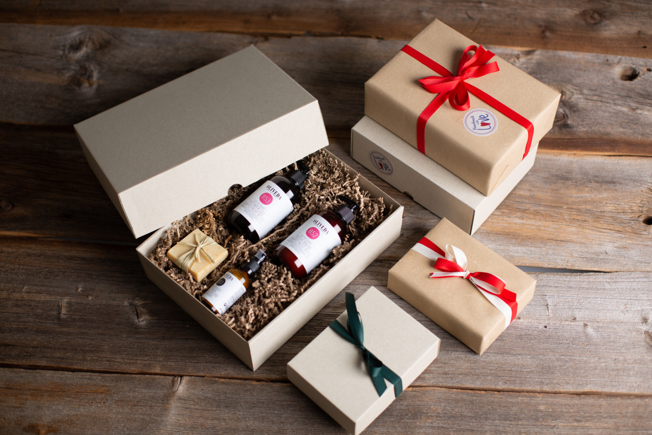 se combine parfaitement avec la boîte cadeau GRAS-PAC