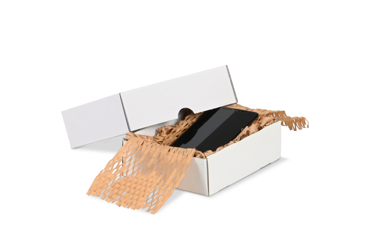 également utilisable comme protection de rembourrage dans les cartons cadeaux ou les emballages d'expédition
