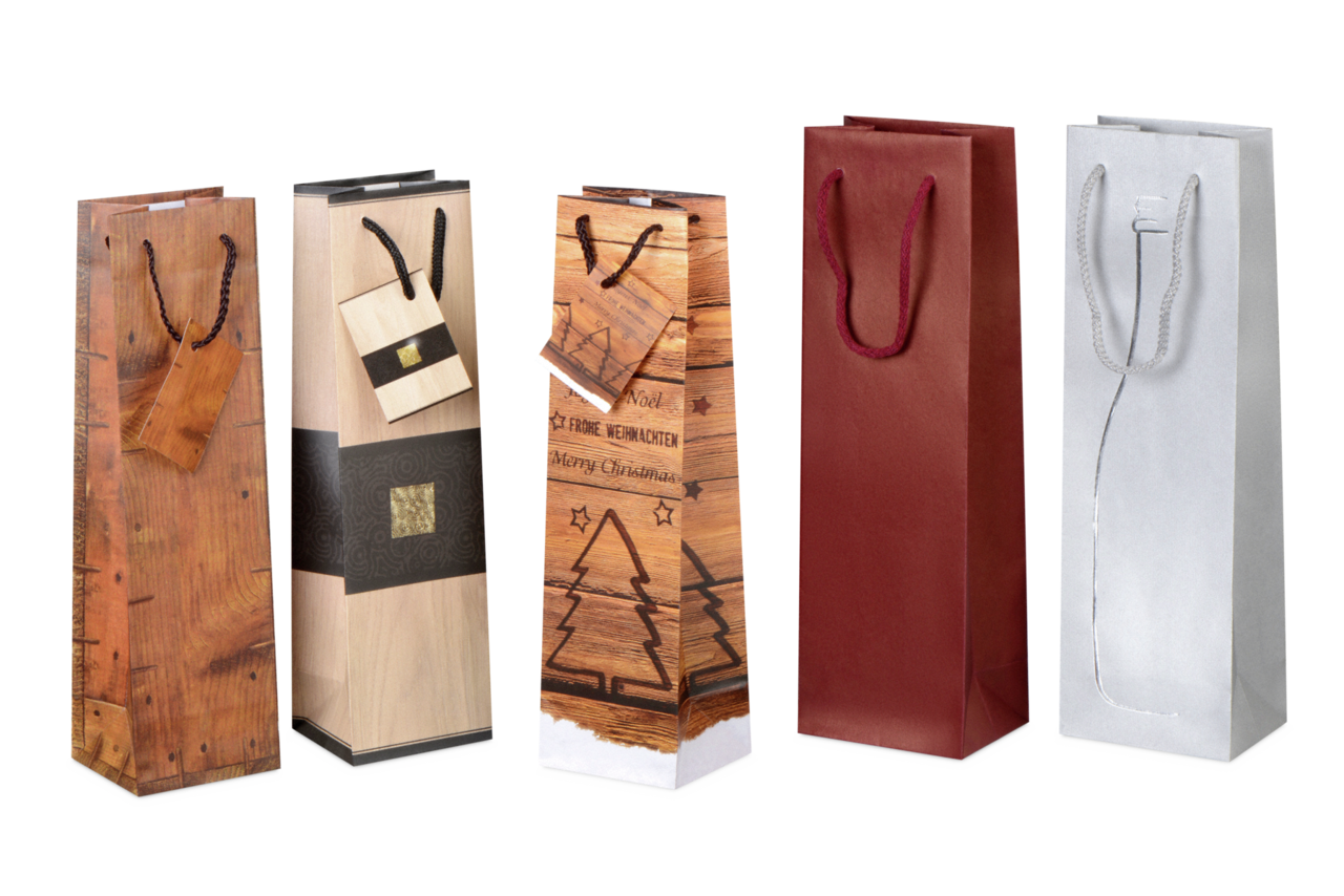 Sac cadeau pour bouteilles