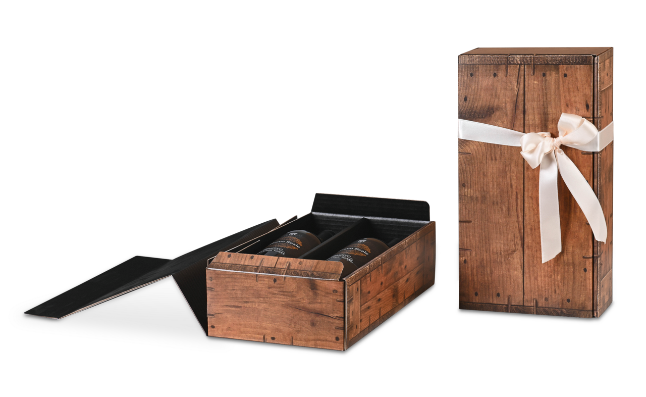 Carton cadeau pour bouteilles RUSTIKAL