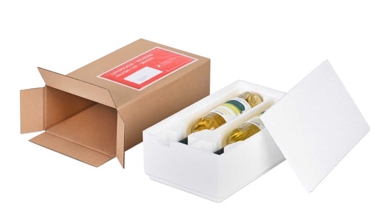 Emballages pour bouteilles Styropor® (EPS / Airpop®)