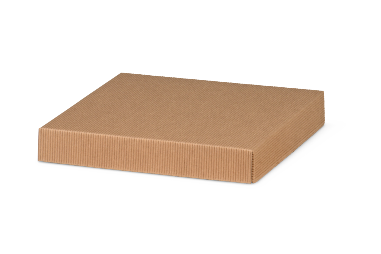 couvercle pour la boîte-cadeau 250×250×30 mm, natur