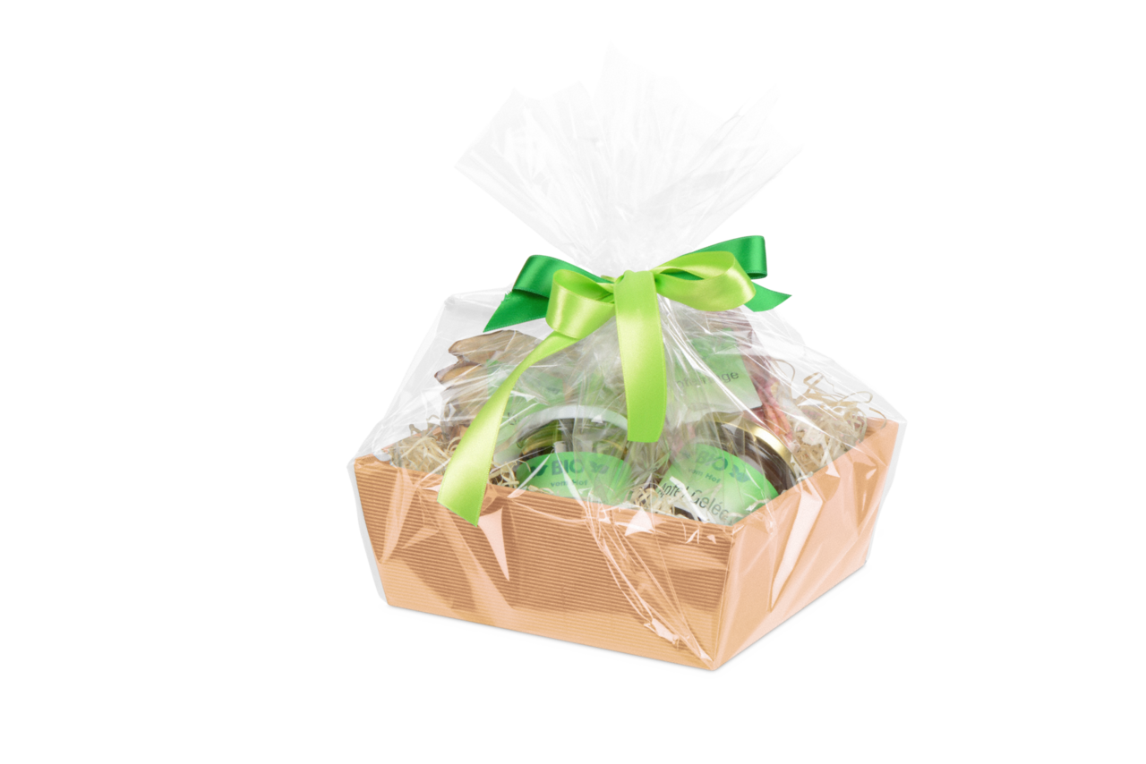 Emballez vos cadeaux de manière simple, élégante et visible avec un film cadeau en PP ou un film plat en cellulose régénérée