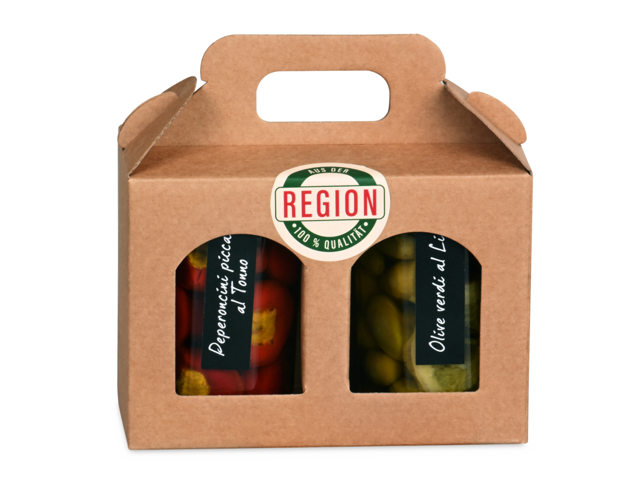 Carton pour verres, brun