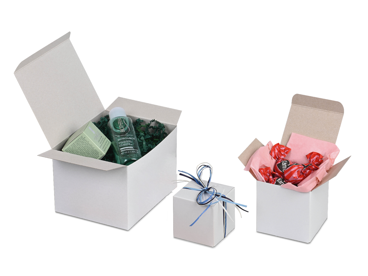 Coffret cadeau et de présentation blanc