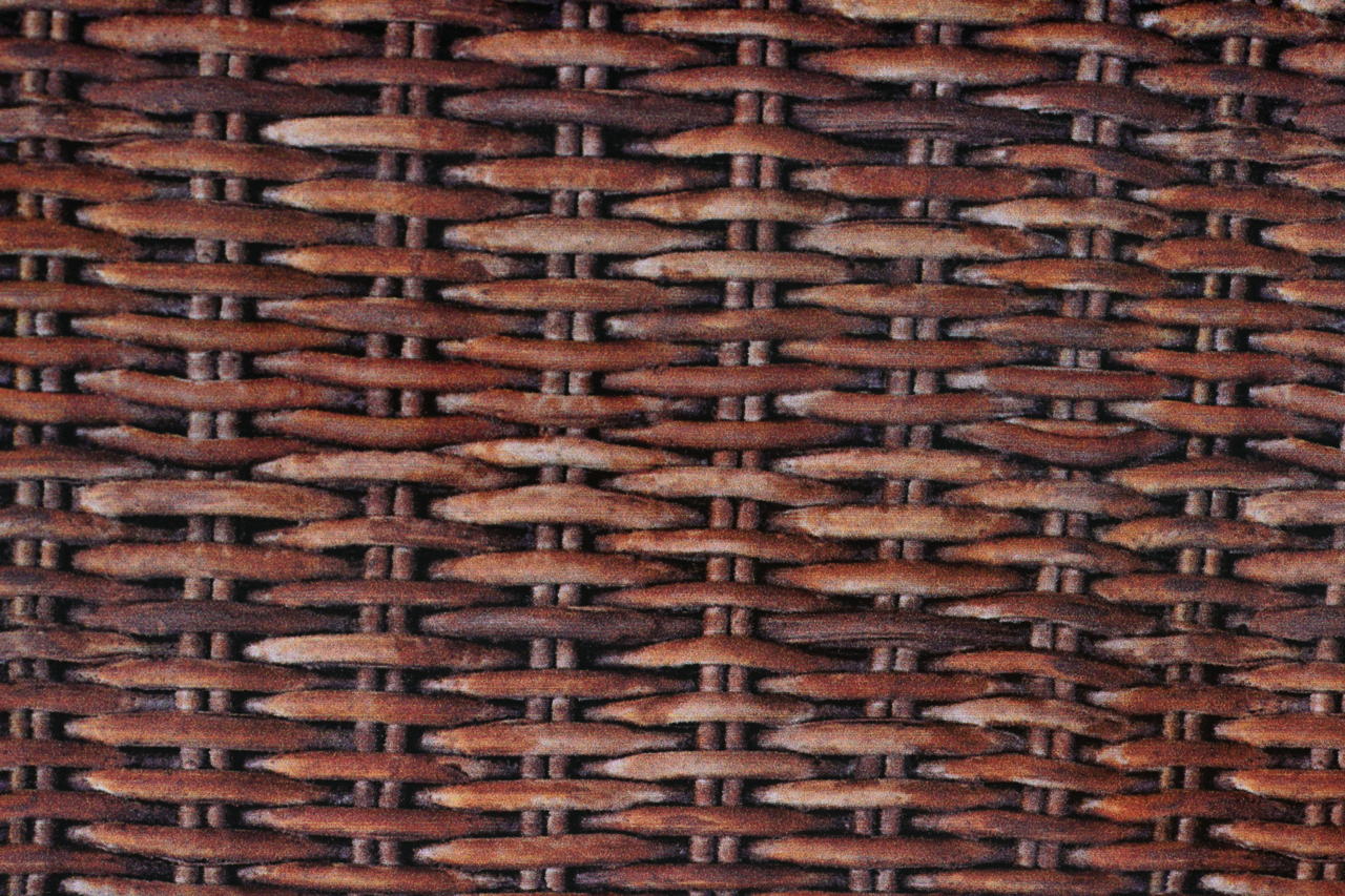 impression de panier en osier avec aspect tressé naturel