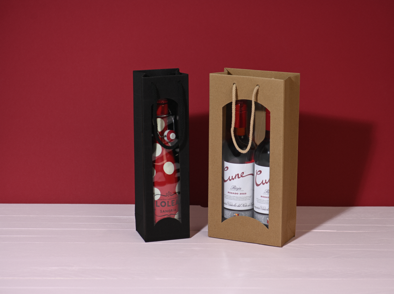 sac pour bouteille de vin de contenance de 0,75 ou 1 litre 