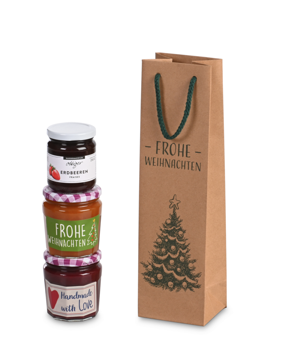 convient également pour l'emballage de cadeaux, tels que la confiture 