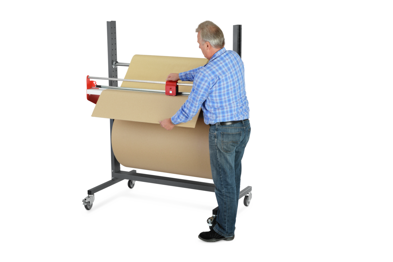 équipé de 2 rouleaux – combinaison possible: rouleaux de Ø 100 cm et 30 cm