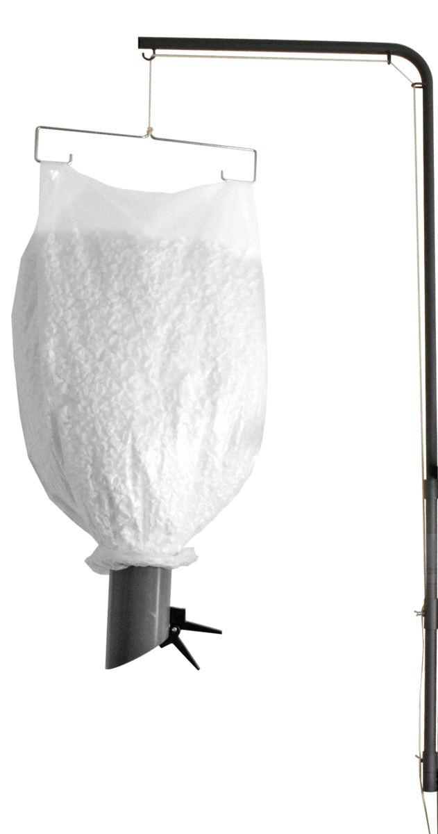 Dispositif de remplissage pour les matériaux de calage et de capitonnage