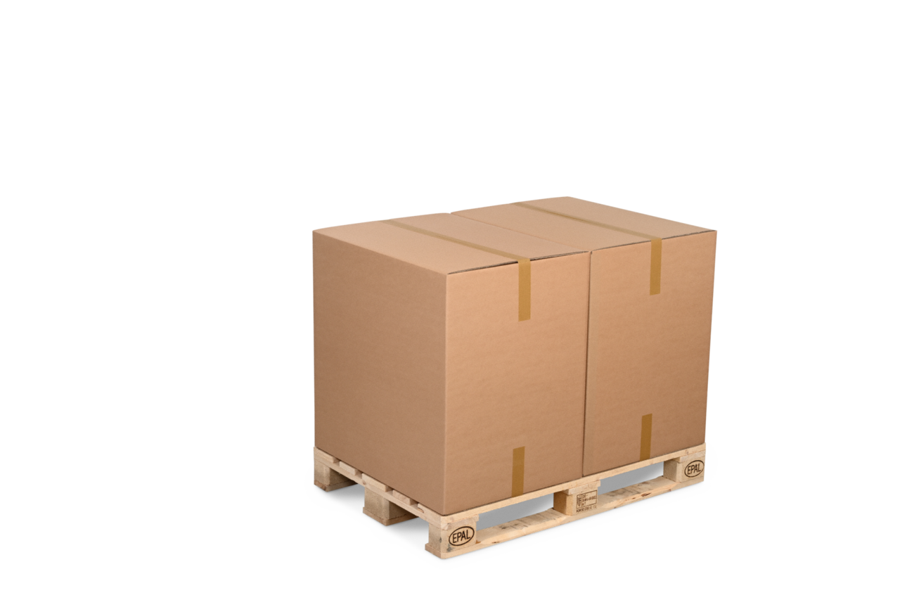 Carton de palettes 800 × 600 mm – 1/2 format d'europalettes  