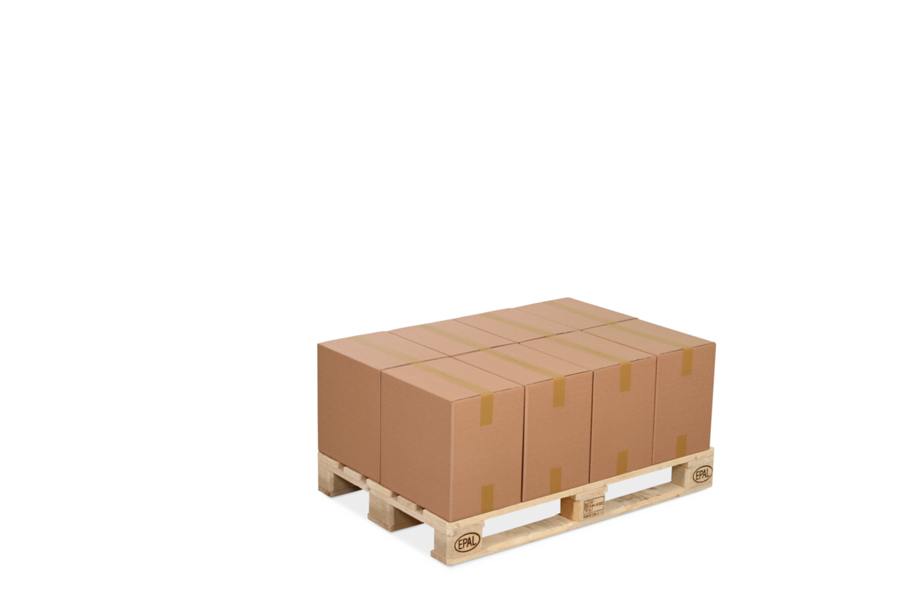Carton de palettes 400 × 300 mm – 1/8 format d'europalettes  