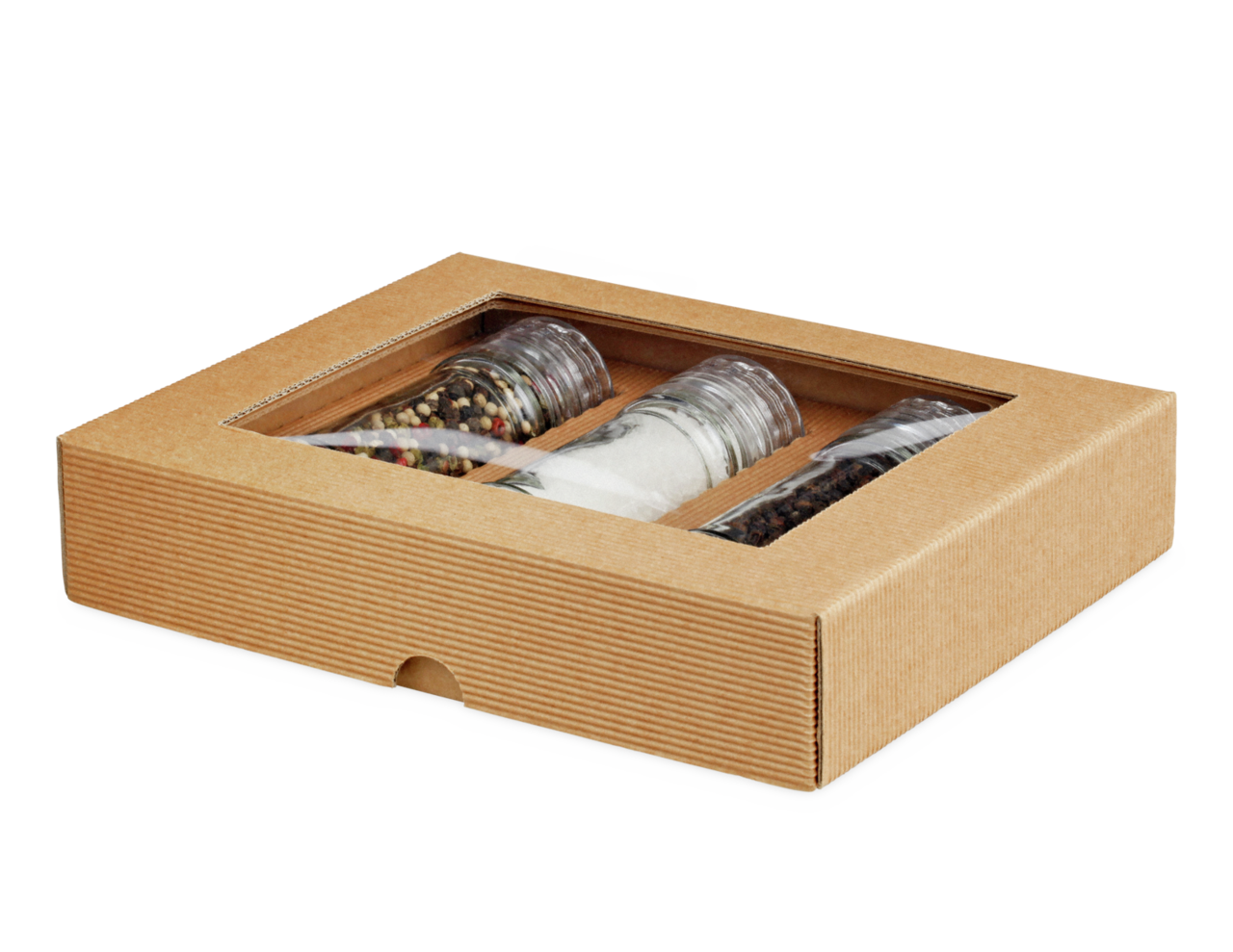 Boîtes cadeau sur mesure - cannelure ouverte (DACH)