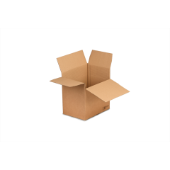 Carton avec fond automatique &agrave; hauteur variable simple cannelure pour A4, 305&times;215&times;325/235 mm, NIVEAU-BOX