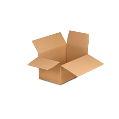 Carton avec fond automatique &agrave; hauteur variable simple cannelure , 500&times;300&times;280/200 mm, NIVEAU-BOX
