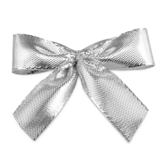 Clip &agrave; noeuds, argent