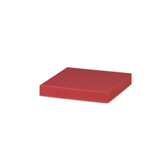 couvercle pour la bo&icirc;te-cadeau 150&times;150&times;30 mm, bordeaux