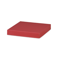 couvercle pour la bo&icirc;te-cadeau 250&times;250&times;30 mm, bordeaux