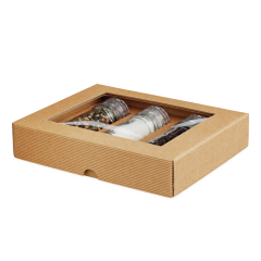 Boîtes cadeau sur mesure - cannelure ouverte (DACH)