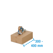 Boîte pliable simple & double cannelure brune, 300 à 400 mm de longueur