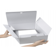 QUICK-BOX® blanche avec fond automatique