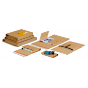 MECAWELL® A brun Emballage pour livres et à utilisation universelle