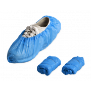 Couvre-chaussure bleu à usage unique