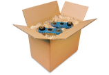 Boîte pliable triple cannelure brune
