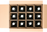 Carton pour bouteilles de 0,33 à 0,50 litre, certifiés DHL