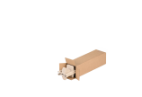 réf. 110.071 (pour une bouteille) se compose d'un carton d'emballage et d'un insert en fibre moulée plié 