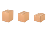 boîtes en carton marron à double cannelure et à hauteur variable pour une utilisation universelle