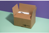 Carton avec fond automatique NIVEAU-BOX à hauteur variable