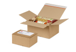 Carton à fond automatique COMFORT-BOX avec fermeture adhésive