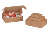 Boîte pliante avec languettes d'insertion