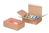 Carton d'expédition pour envois SmallPac avec fermeture adhésive