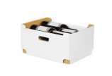 place pour 12 bouteilles de vin de 0,75 l maximum par carton