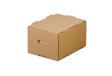 Bac KLT (support de petites charges) en carton ondulé, empilable