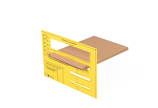 Emballage pour produits plats et calendriers brun
