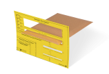 Gabarit postal pratique : pour déterminer rapidement et précisément la taille adaptée afin d'optimiser les frais d'expédition de votre contenu.