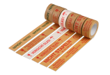 Ruban d'avertissement autocollant en papier
