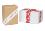 Des vœux de Noël sur vos emballages mis en place rapidement et de façon plaisante