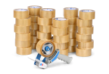 pour cartons moyens à lourds - rouleaux en transparent ...