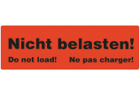Etiquette de signalisation autocollante