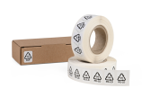 Etiquette de code de recyclage
