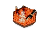 flocons d'emballage orange en forme d'étoile – un véritable accroche-regard pour de nombreuses occasions tout au long de l'année